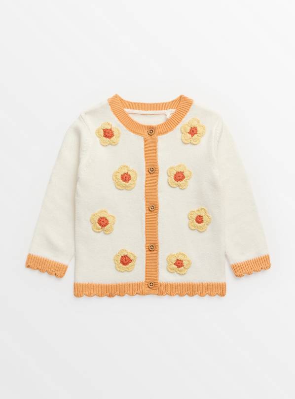Daisy Print Knitted Cardigan 6-9 months